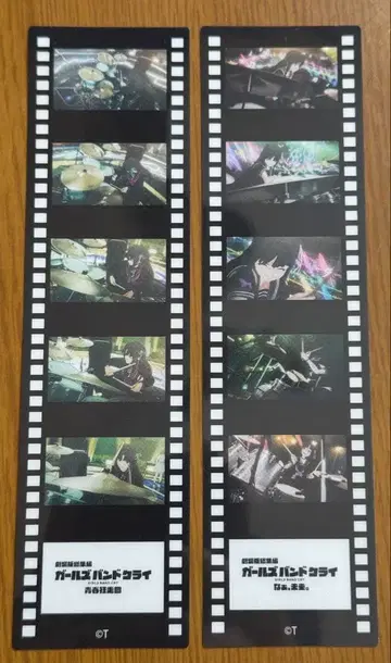 걸즈밴드클라이 필름풍 책갈피 안와 스바루