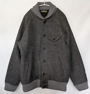 Phateewear 울 헴프 블루종 그레이 M 구제 의류