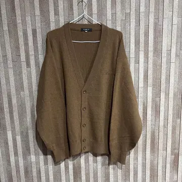 라이카 RAIKA 캐시미어 100% 가디건 일본제 LL 사이즈 황토색