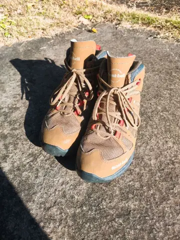 mont-bell 트레킹 슈즈 브라운 22cm