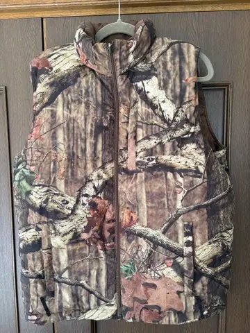 엘엘빈 리얼 카모 & 브라운 리버서블 다운 usS 사이즈