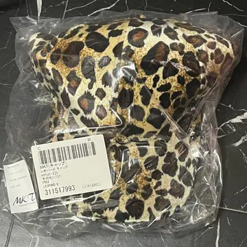 MKT 레오파드 벨로아 캡 야구 모자 모자 레오파드 무늬 표범