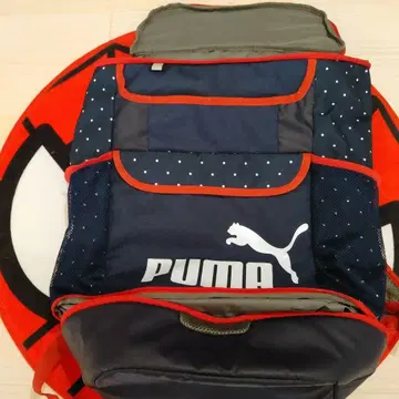 [새상품급] PUMA 백팩 네이비/레드
