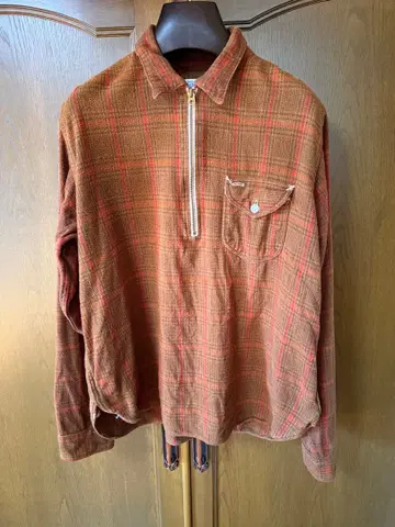 post overalls made in usa 풀오버 플란넬 셔츠