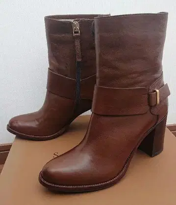 [새상품급] 사토레 SARTORE 숏부츠 브라운 36