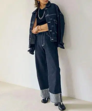 [ 새상품급 ] 클레도나 데님 팬츠