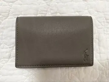 랄프 로렌*명함지갑*카드 케이스*그레이*호스마크*