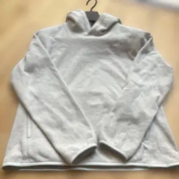 THE NORTH FACE 플리스 후드티 그레이