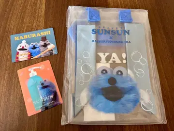 순순 클리어백 파랑 클리어 카드 스티커 마츠모토키요시 한정판