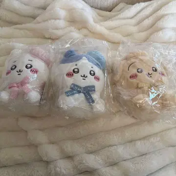 치이카와 (먼작귀) 도쿄 기념품 앉은 봉제 인형 3개 세트