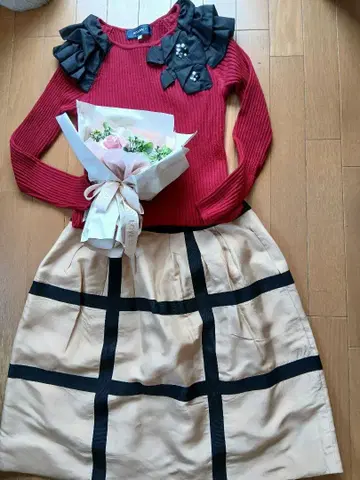 코투 베이지 스커트