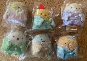 일본 의류 스미코구라시 봉제 인형 6개 컴프 세트 2025