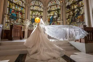 BIANCO EVENTO 웨딩 베일 3m