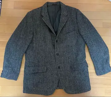 70년대 Harris Tweed 핸드우븐 자켓 그레이 빈티지