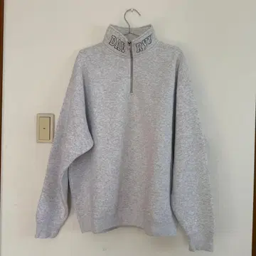 adamth DAVRYU 그레이 하프 지퍼 트레이닝복 XL