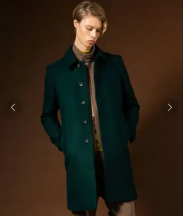 UNITED TOKYO Super110's 멜톤 스텐카라 코트