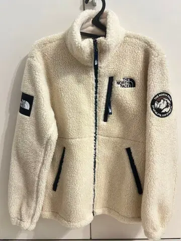 THE NORTH FACE 플리스 자켓 크림색