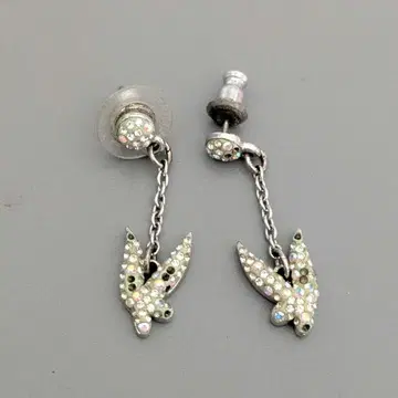 팅커벨 귀걸이 스와로브스키