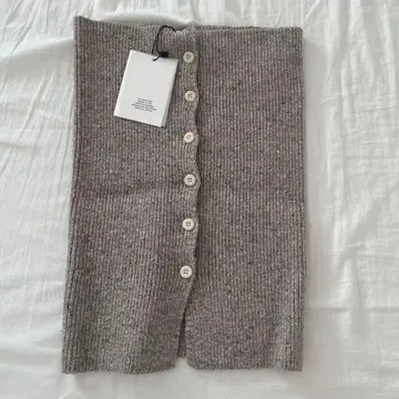 OHOTORO 그레이 니트 뷔스티에