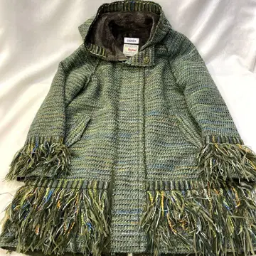 COOHEM 코헤인 요네토미 섬유 트위드 코트