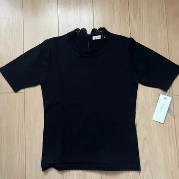 [ 미사용 새상품 ] Filfesta 블랙 반팔 상의 40 L 사이즈