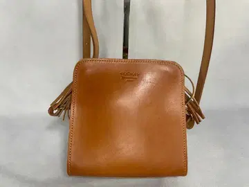 컨디션 최상 TIDEWAY 가죽 숄더 지퍼