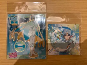 큐어 커넥트 아크릴 스탠드 키라키라 캔뱃지 각 1점씩