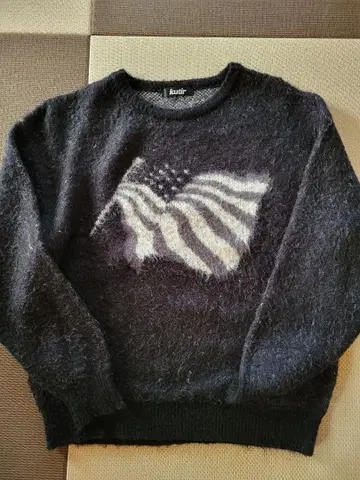 kutir 미국 국기 니트 스웨터