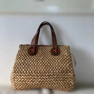 천연 소재 토트백