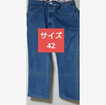 EDWIN 404 42 여유로운 스트레이트 택 포함 스톤 워시