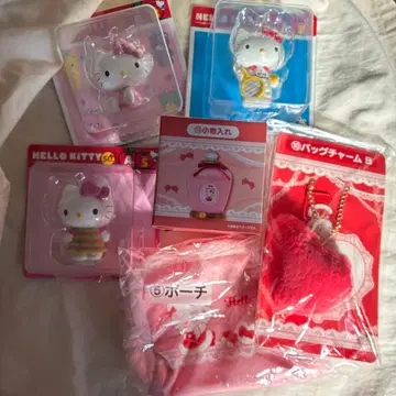 헬로키티 50주년 기념일 복권 happy 복권 피규어