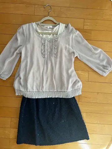 grove 칠부 소매 원피스 세트 L