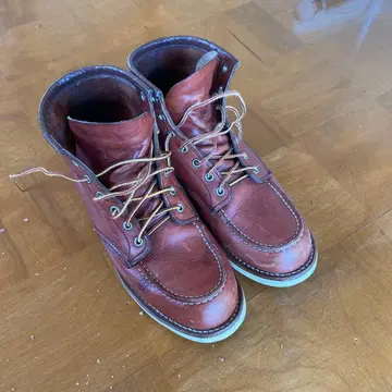 Red Wing 브라운 하이컷 워크 부츠