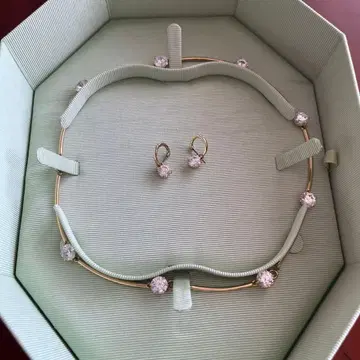 스와로브스키 목걸이와 귀걸이