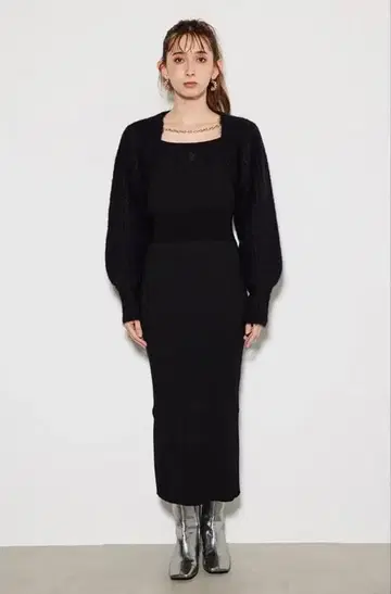 rienda 니트 롱 원피스