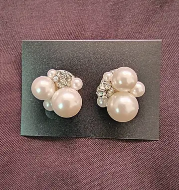 펄 디자인 귀걸이