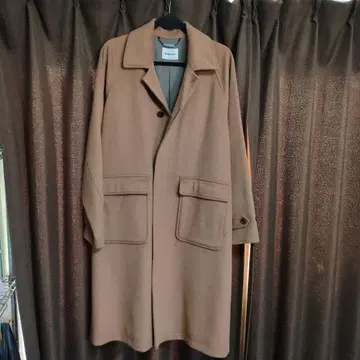 beauty&youth 몽키타임 오버 멜톤 스텐카라 코트