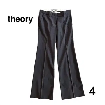 theory 띠어리 다크 브라운 플레어 팬츠 4 슬랙스