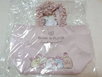 메종 드 플뢰르 스미코구라시 핑크 토트백