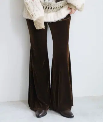 kastane 벨로아 튤 팬츠