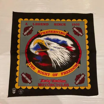 NOS 80s 할리 vintage 반다나 빈티지 USA 제조