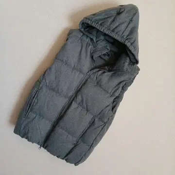 그레이 다운 베스트 L 사이즈