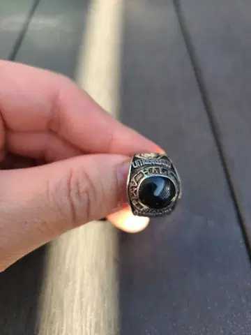 COOPERSTOWN 블랙 오닉스 반지