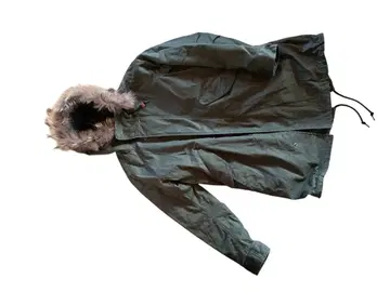 레이지블루 후드 부착 모즈 코트 M 사이즈 올리브 그린