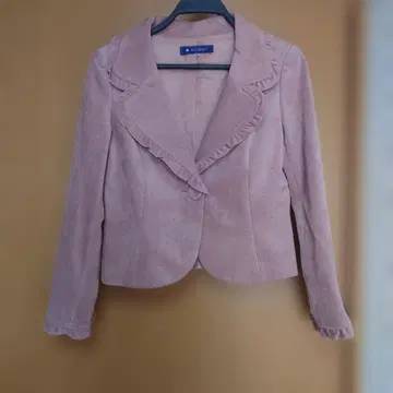 MS GRACY 프릴 부착 테일러드 자켓 핑크 40