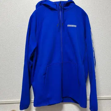 BURTON 풀 집업 남성용 후드티 파랑 블루 사이즈 M