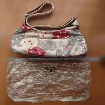 SAVOY 숄더백 그레이 핑크