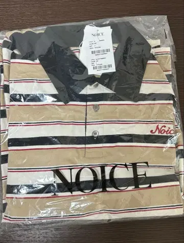 VERDY x NOICE Logo Striped Polo Shirt