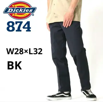 [택 포함 미사용 새상품] 디키즈 874 블랙 28 x 32