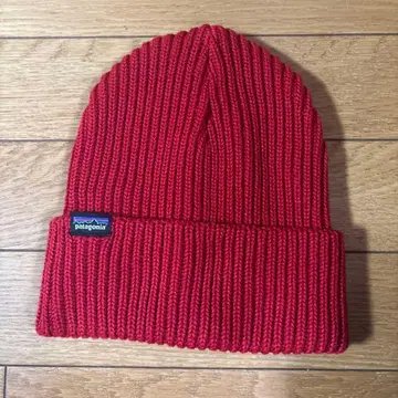 Patagonia 니트 모자 레드